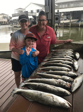 Speckled Trout Fishing in Galveston, Texas