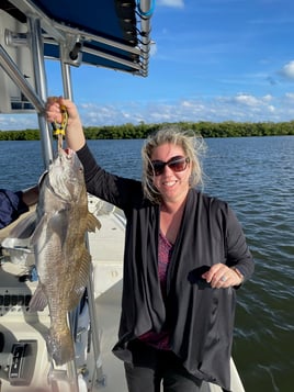 Black Drum Fishing in Key Largo, Florida