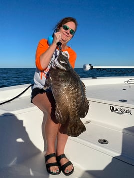 Tripletail Fishing in Dauphin Island, Alabama