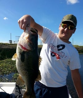 Largemouth Bass Fishing in Fellsmere, Florida