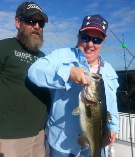 Largemouth Bass Fishing in Fellsmere, Florida