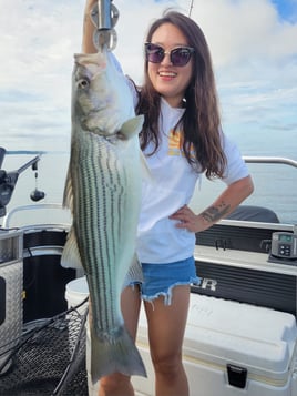 Striped Bass Fishing in Dadeville, Alabama