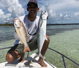 Cero Mackerel, Mutton Snapper Fishing in Big Pine Key, Florida