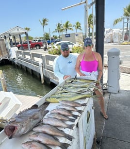 Mahi Mahi, Mangrove Snapper, Red Grouper Fishing in Key West, Florida