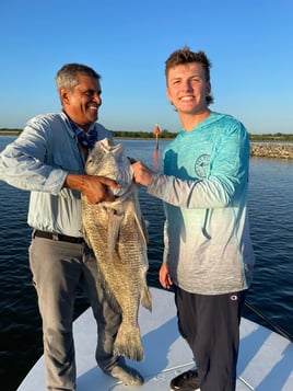 Black Drum Fishing in Saint Bernard, Louisiana