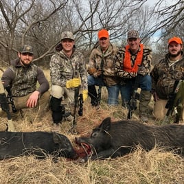 Hog Fishing in Seymour, Texas