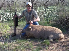 Hog Fishing in Seymour, Texas