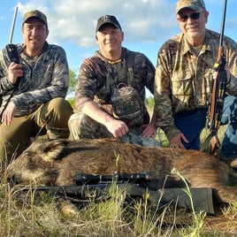 Hog Fishing in Seymour, Texas