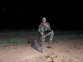 Hog Fishing in Seymour, Texas