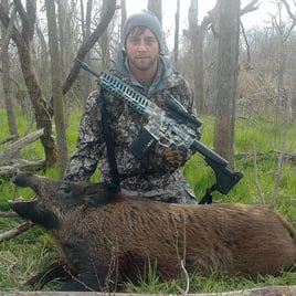 Hog Fishing in Seymour, Texas