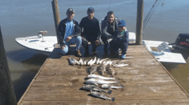 Black Drum, Redfish, Speckled Trout Fishing in Galveston, Texas