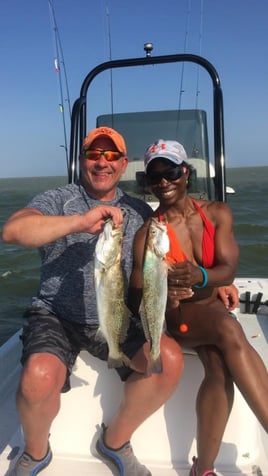 Speckled Trout Fishing in Port Isabel, Texas