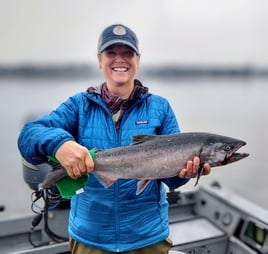 Chinook Salmon Fishing in