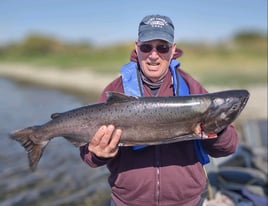 Chinook Salmon Fishing in