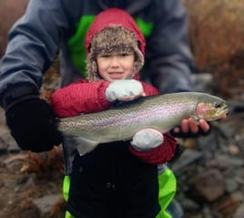 Rainbow Trout Fishing in Burbank, Washington