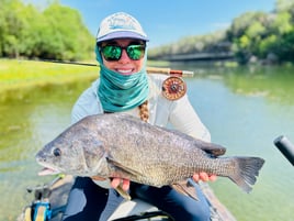 Airboat Guided Brazos River Fly Fishing