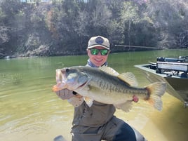 Largemouth Bass Fishing in Aquilla, Texas