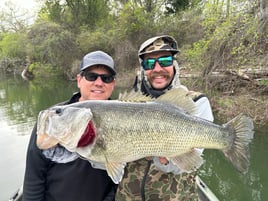 Largemouth Bass Fishing in Aquilla, Texas