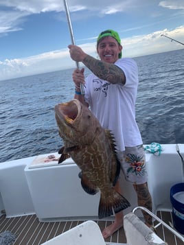 Black Grouper Fishing in Nassau, The Bahamas