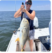 Jack Crevalle Fishing in Pass Christian, Mississippi