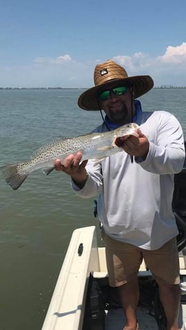 Speckled Trout Fishing in Texas City, Texas