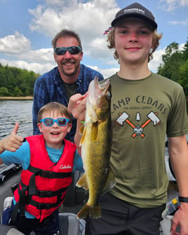 Walleye or Smallmouth Bass - Half Day Trip