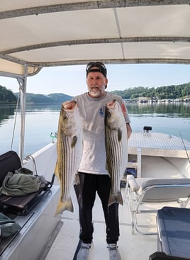 Striped Bass Fishing in Albany, Kentucky