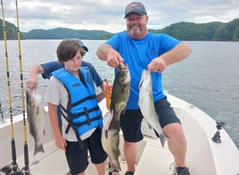 Striped Bass Fishing in Albany, Kentucky