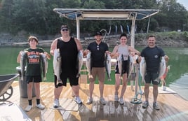 Striped Bass Fishing in Albany, Kentucky