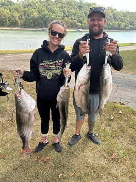 Striped Bass Fishing in Rogers, Arkansas