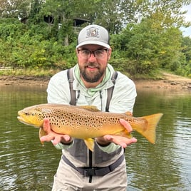 Brown Trout Fishing in Eureka Springs, Arkansas