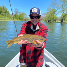 Brown Trout Fishing in Halls Crossroads, Tennessee