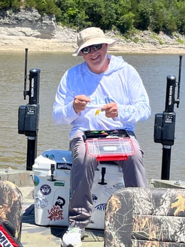 Crappie fishing on Mark Twain Lake in Northeast Missouri