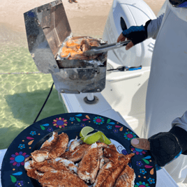 Catch and Cook. Sashimi/Grilled Fish