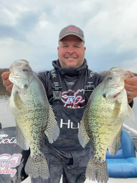 Sniping Giant Crappie with Livescope