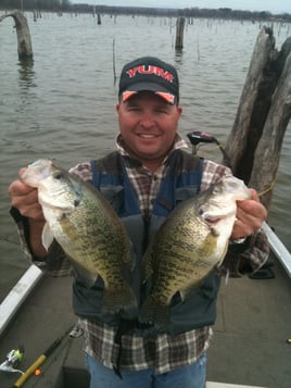 Sniping Giant Crappie with Livescope