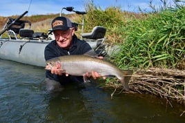 Trophy Rainbow Trout in creek