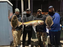 Flounder, Redfish Fishing in Galveston, Texas