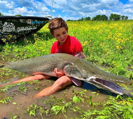 Alligator Gar Fishing in Palestine, Texas