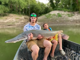 Alligator Gar Fishing in Palestine, Texas