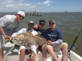 Black Drum Fishing in Texas City, Texas