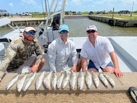 Speckled Trout Fishing in Texas City, Texas