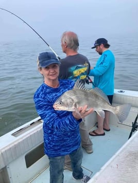 Black Drum Fishing in Galveston, Texas