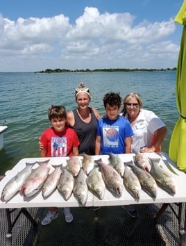 Striped Bass Fishing in Burnet, Texas