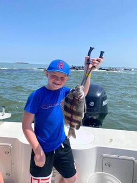 Sheepshead Fishing in Galveston, Texas