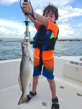 Speckled Trout Fishing in Galveston, Texas