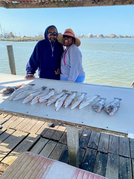 Black Drum, Speckled Trout Fishing in Galveston, Texas