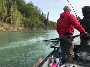 Fishing in Cohoe