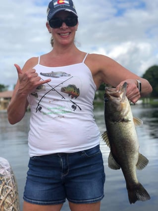 Largemouth Bass Fishing in Delray Beach, Florida