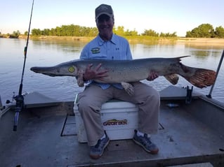 Alligator Gar Fishing in Corsicana, Texas